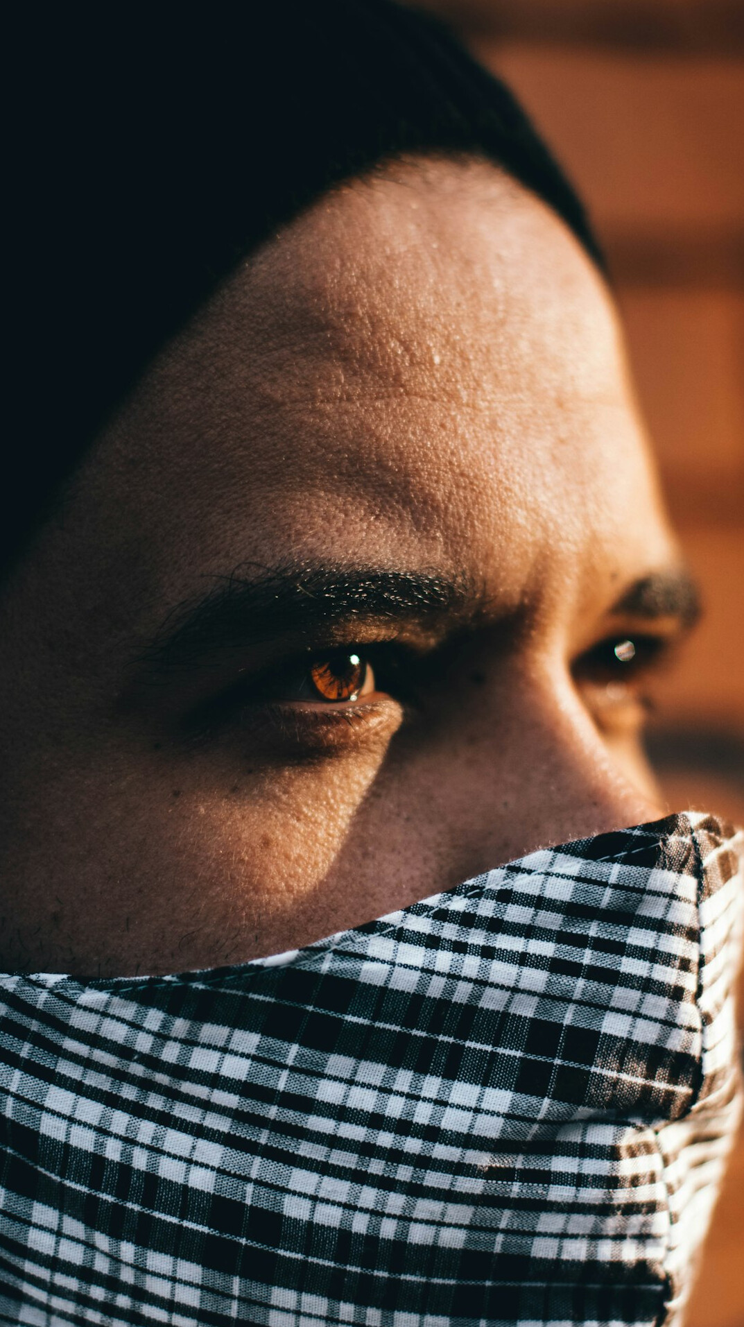 Close up of a brazilian woman listening attentively with a gentle expression
